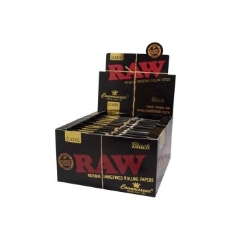 Papel Raw Black Connoisseur...