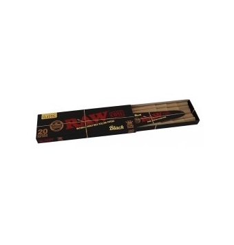 Papel Raw Black Conos King...