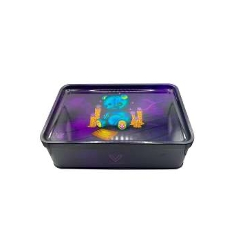 Caja y bandeja de metal...
