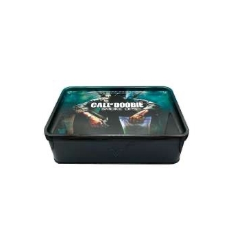 Caja y bandeja de metal Doobie