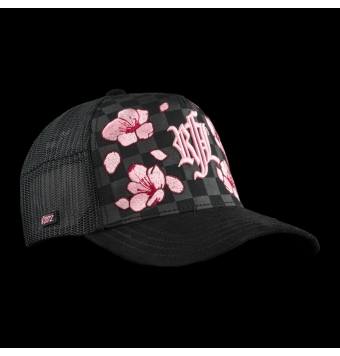 Gorra Black Flowers