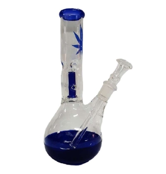 Bong Cristal Intercooler Azul